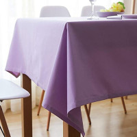 Скатерть кухонная Tag tekstil Сиреневая 180x220