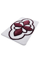 Коврик в ванную бордовый Chilai Home Lucca murdum 60x100