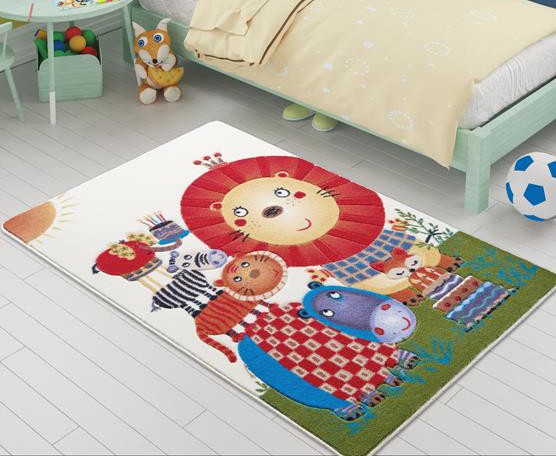 Коврик в детскую комнату Confetti Lion King Orange 100x150