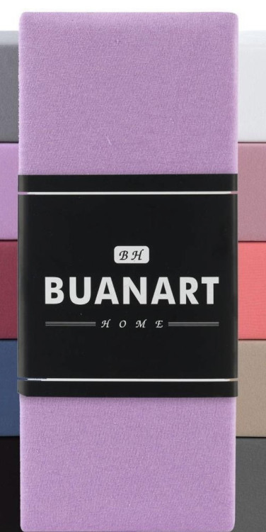 Трикотажная простынь на резинке Buanart Lila 160x200+30