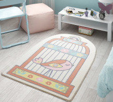 Коврик в детскую комнату Confetti Happy Cage Salmon 100x150