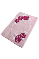 Коврик для ванной Chilai Home Rosalin Fusya 60x100