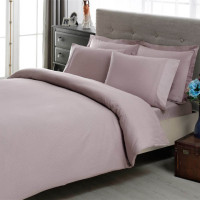 Двоспальний King Size комплект ТАС Premium Basic Lila Сатин-Stripe