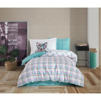 Постельное белье Poplin Hobby Monart мятный полуторный