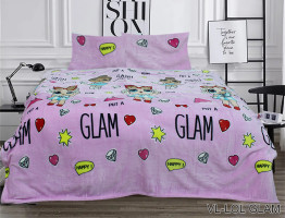 Постельное белье велсофт TAG tekstil LOL GLAM