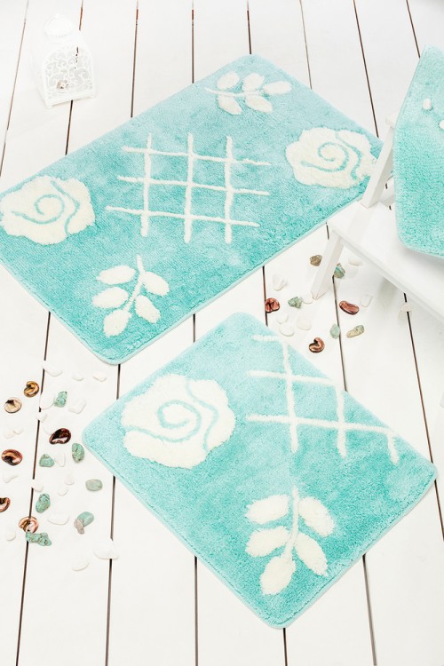 Коврик для ванной Chilai Home Pastel Mint 60x100