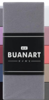 Трикотажная простынь на резинке Buanart Gri 180x200+30