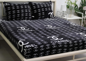 Простынь на резинке велсофт Tag tekstil VL-SF32