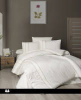 Постельное белье Deluxe сатин First Choice DLX-291 Alfa cream евро