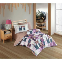Постельное белье Poplin Hobby Dream бордовый полуторный