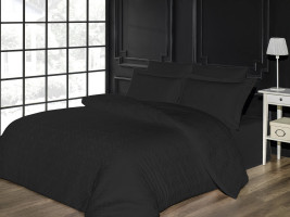 Двоспальний Євро комплект Gold Soft Life Livio Black Жаккард