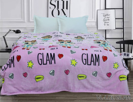 Плед из велсофта TAG Tekstil Lol Glam 160x220