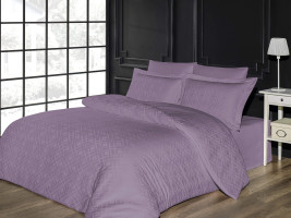 Двоспальний Євро комплект Gold Soft Life Livio Lilac Жаккард