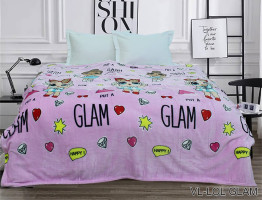 Плед из велсофта TAG Tekstil Lol Glam 200x220