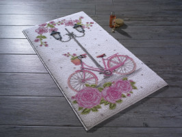 Коврик для ванной Confetti Romantic bike pembe