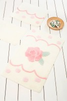Коврик для ванной Chilai Home Rose Dot Ecru 60x100
