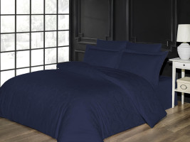 Двоспальний Євро комплект Gold Soft Life Marcio Blue Жаккард