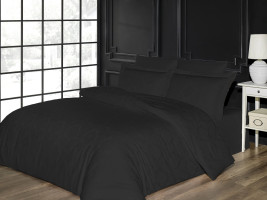 Двоспальний Євро комплект Gold Soft Life Marcio Black Жаккард