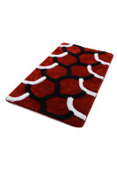 Коврик для ванной красный Chilai Home Elegant kirmizi 60x100