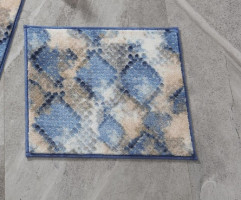 Коврик для ванной Confetti Snakeskin Mavi 50x57