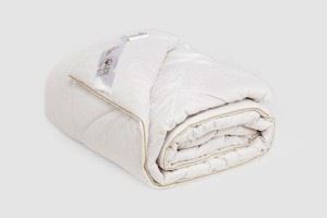 Одеяло детское летнее из овечьей шерсти в жаккардовом дамаске Iglen 110x140 (110140511)