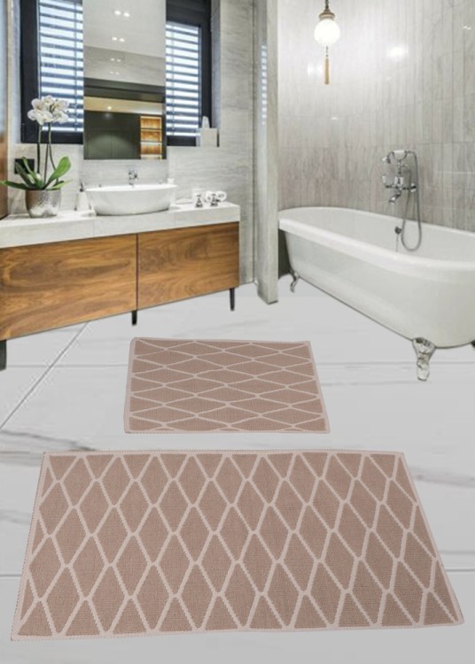 Набор ковриков для ванной комнаты Diva Kidi Cappuccino 60*100+50*60