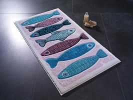 Коврик для ванной Confetti Fishy pembe