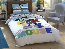 Постельный комплект детский/подростковый TAC Mickey Colour Face