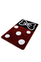 Коврик для ванной Chilai Home Mina kirmizi 60x100