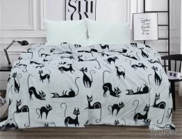 Плед на кровать велсофт TAG Tekstil ALM051 160x220
