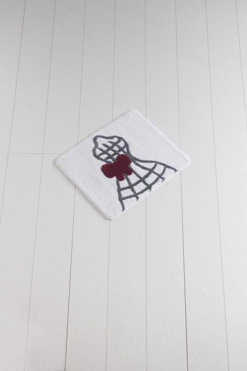 Коврик ванный Chilai Home Elbise White 50x60