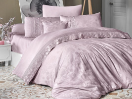 Постельное белье с кружевом First Choice V.I.P Moon Light Buhara евро