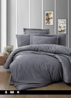 Комплект однотонного постельного белья First Choice Snazzy quick silver евро
