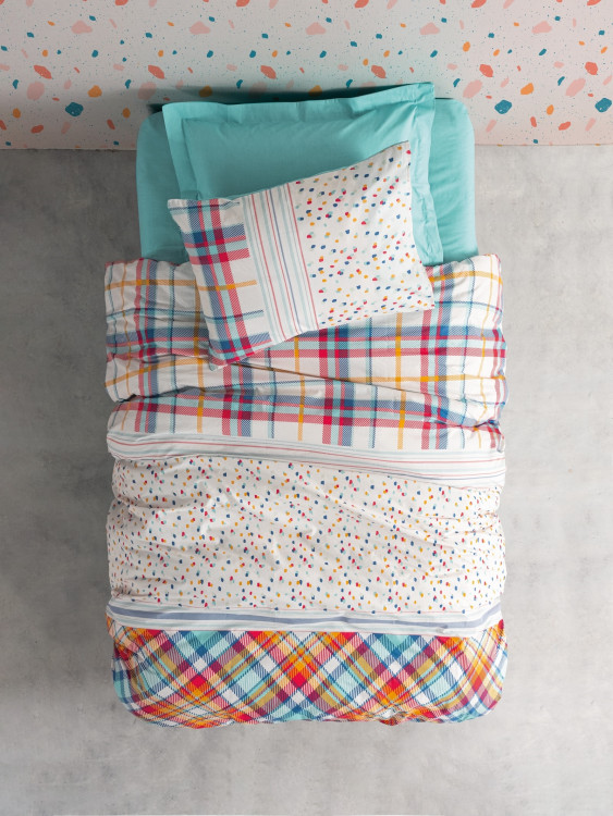Постельное белье подростковое Cotton Box Banitti Mint 160x220