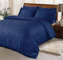 Двоспальний Євро комплект TAC Brinley Blue Жаккард