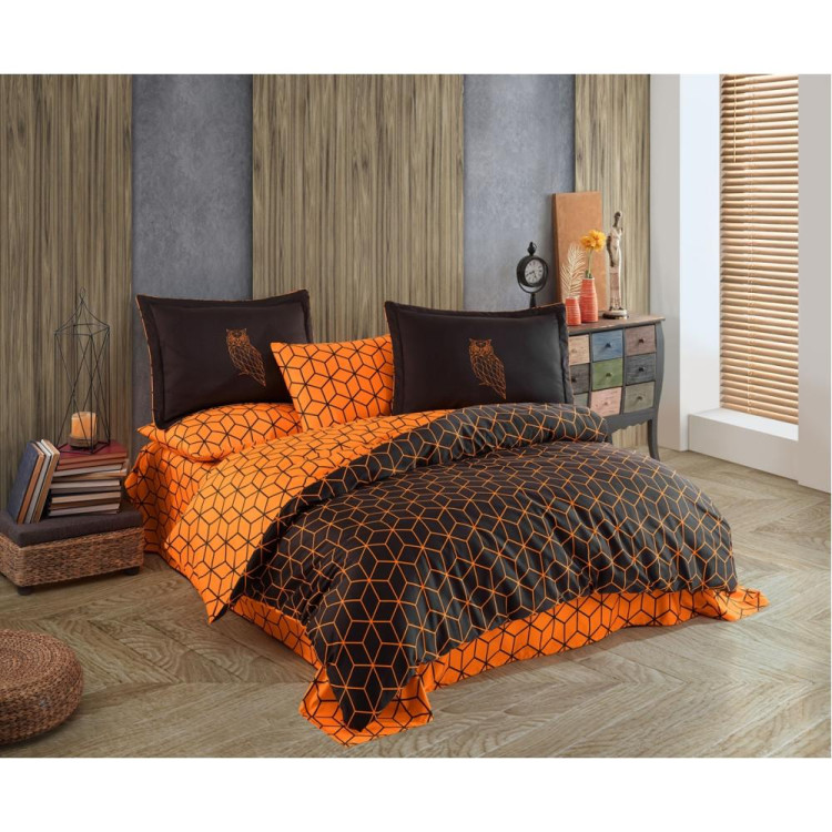 Постельное белье Hobby Exclusive Sateen Optimum коричневый евро