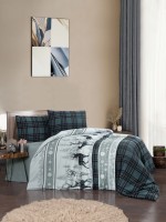 Постельное белье фланель First Choice Happyness green евро
