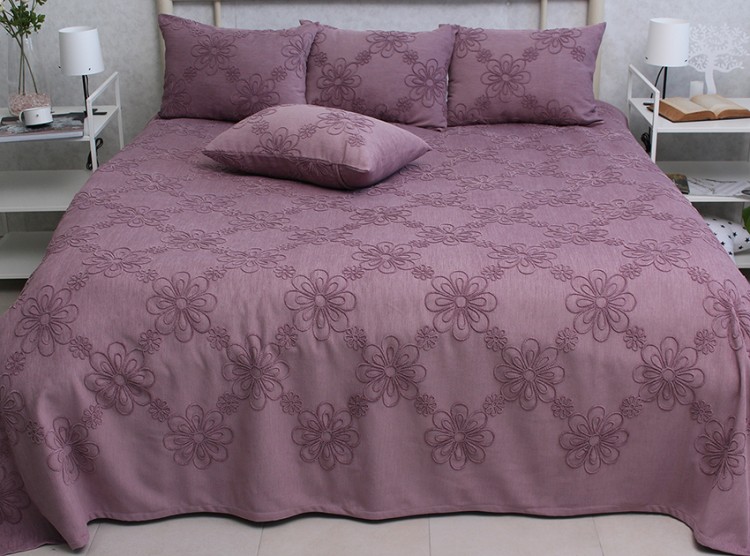 Комплект покрывало и наволочки Tag tekstil Mystery violet