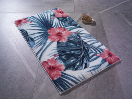 Коврик для ванной Confetti Hibiscus Mercan 57x100