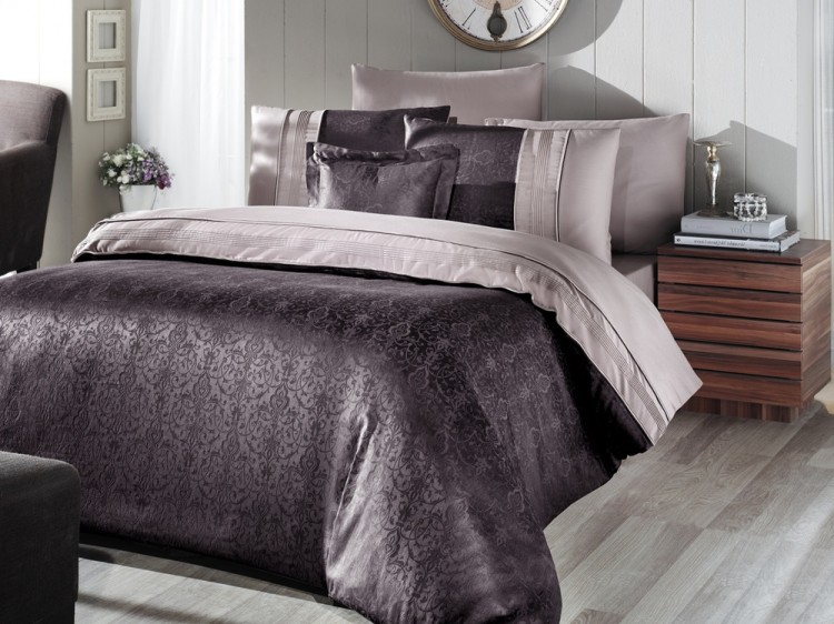 Постельное белье First Choice V.I.P Moon Light London kahve евро