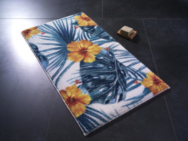 Коврик для ванной Confetti Hibiscus Turuncu 57x100