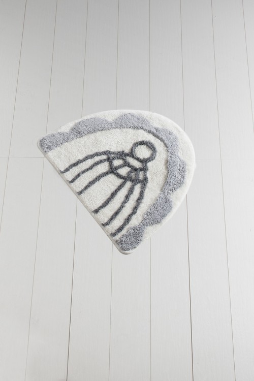 Коврик для ванной Chilai Home Sweet bird gri 50x60