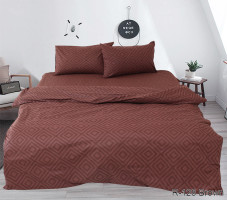 Постельное белье ранфорс TAG R128Brown