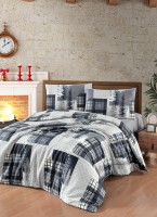 Постельное белье фланель First Choice Winter gray евро
