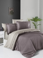 Постельный комплект First Choice S-400 Serenity lilac & beige евро