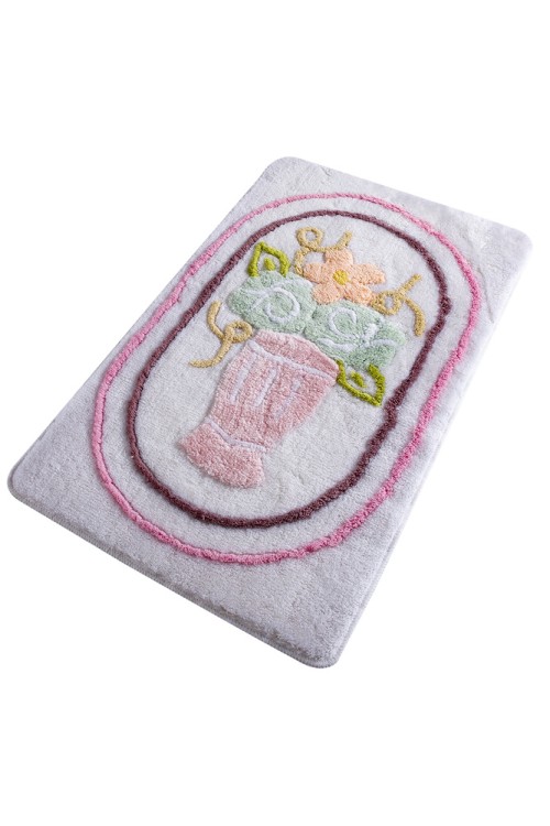 Коврик для ванной Chilai Home Demet White 60x100