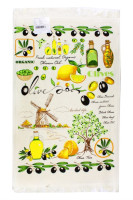 Полотенце махровое кухонное Izzihome Оливки 40x60