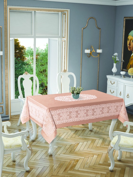 Скатерть Tropik Home Priencly Cappucino 5698-3 150x220