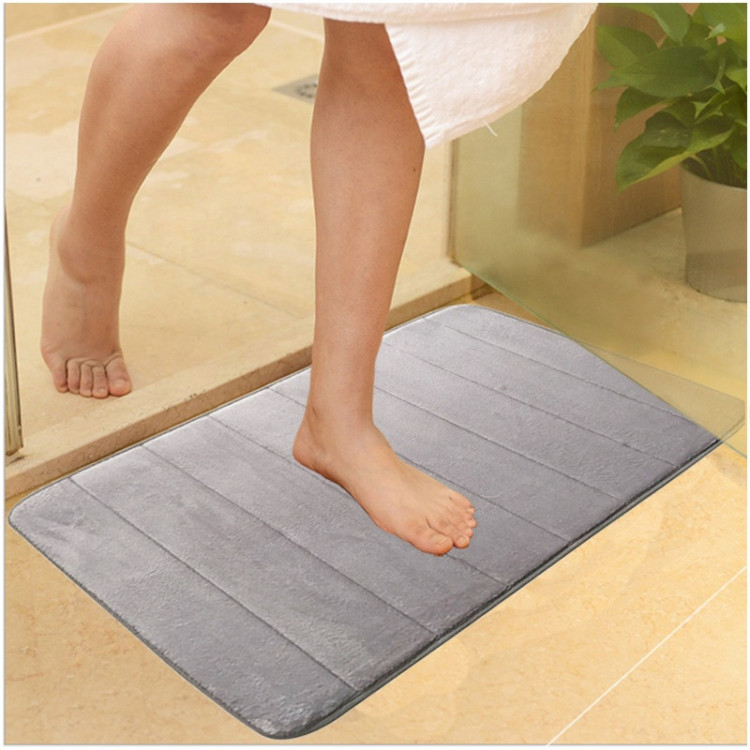 Коврик для ванной комнаты 50*80 см Homytex Grey