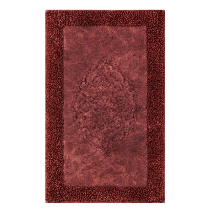 Коврик для ванной комнаты Arya Tiffany бордовый 70*120